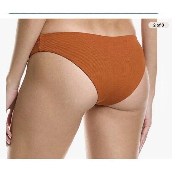 L*Space Bikini Bottoms Women's Sandy Classic Amber Size S low rise Pool Vacation - Picture 2 of 8